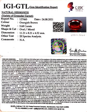3.68/CT Natural Govt. Lab Certified Ceylonese Gomed-(1221)